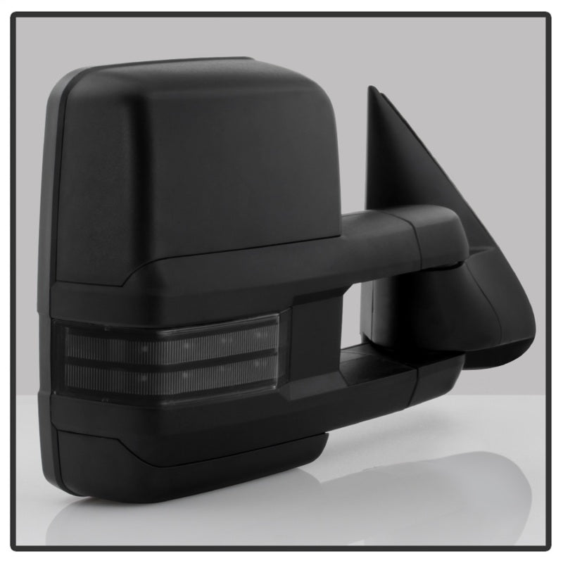 SPYDER xTune Chevy Silverado 03-06 G2 Heated Smoke LED Signal Telescoping Mirrors MIR-CS03S-G2-PWH-SM-SET 9936715 9936715 Photo - Unmounted