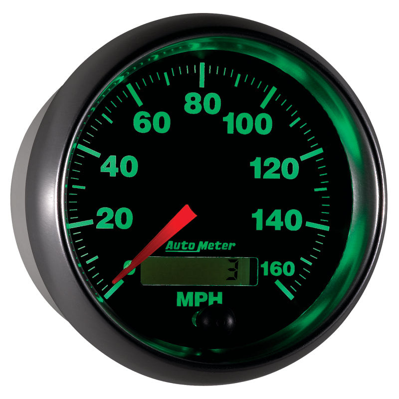 Autometer GS 3-3/8 inch 160 MPH In Dash Speedometer Gauge 3888 3888 User 6