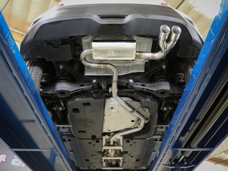 aFe Takeda 18-21 Toyota C-HR 2.0L 2.5in 304 Stainless Steel Cat-Back Exhaust w/ Black Tip 49-36044-B 49-36044-B Photo - Mounted