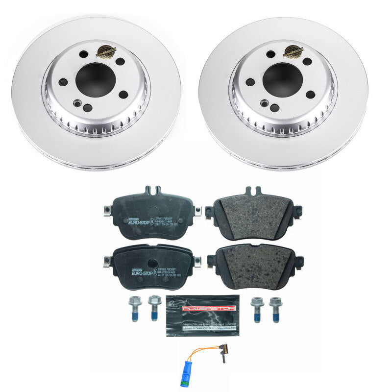 Power Stop 17-19 Mercedes-Benz E300 Rear Euro-Stop Brake Kit ESK7968 ESK7968 Photo - Primary