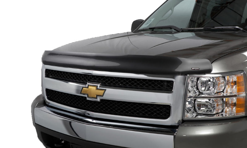 Stampede Vigilante Premium Hood Protector Smoke, for 2019-2019 Chevrolet Silver 2060-2 Photo - Mounted