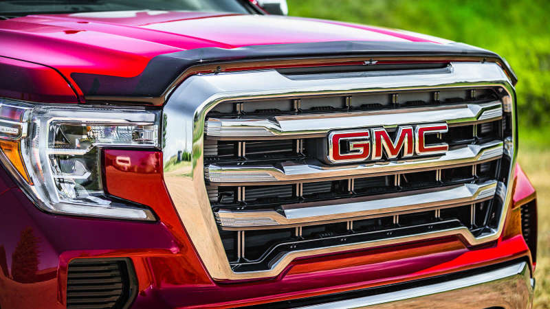 EGR 2019 GMC Sierra Superguard Hood Shield (301791) - Dark Smoke 301791 301791 Photo - Mounted