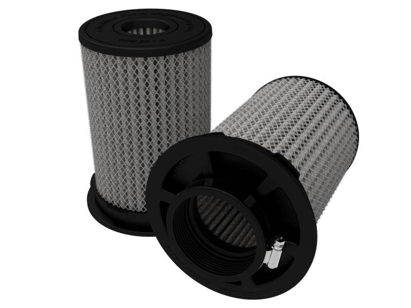 aFe MagnumFLOW Air Filters 3in F x 5-1/2in B x 5-1/4in T (Inverted) x 8in H - Pair 20-91203DM 20-91203DM Photo - Primary
