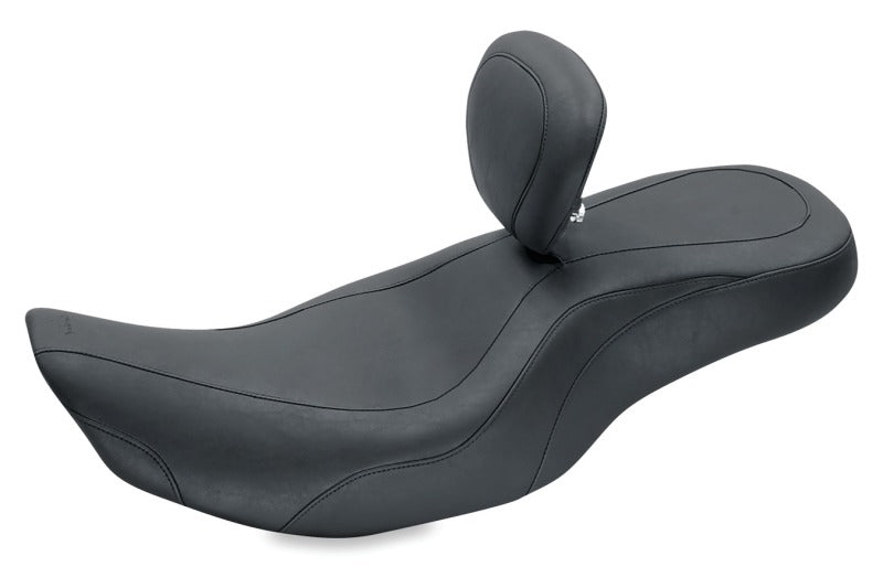 Mustang Motorcycle Mustang 97-07 Harley Rd King, 06-07 Str Glide ,00-05 Eagle Wide Tripper 1PC Seat-Black 79499 79499 Photo - Primary