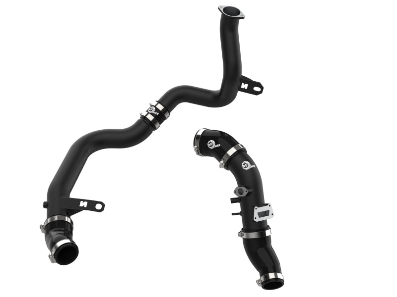 aFe 19-22 Hyundai Veloster N L4 2.0L (t) BladeRunner Aluminum Hot & Cold Charge Pipe Kit - Black 46-20644-B 46-20644-B Photo - Primary