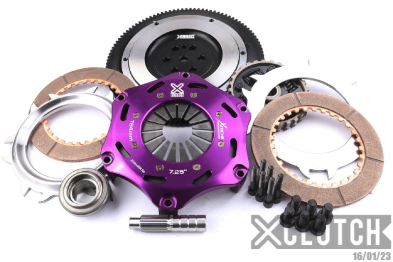 XCLUTCH 90-92 Eagle Talon 2.0L 7.25in Twin Sprung Ceramic Clutch Kit XKMI18525-2B XKMI18525-2B Photo - Primary