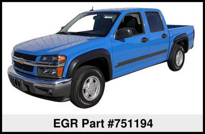 EGR 04-12 Chevy Colorado/GMC Canyon Rugged Look Fender Flares - Set 751194 751194 Thumbnail
