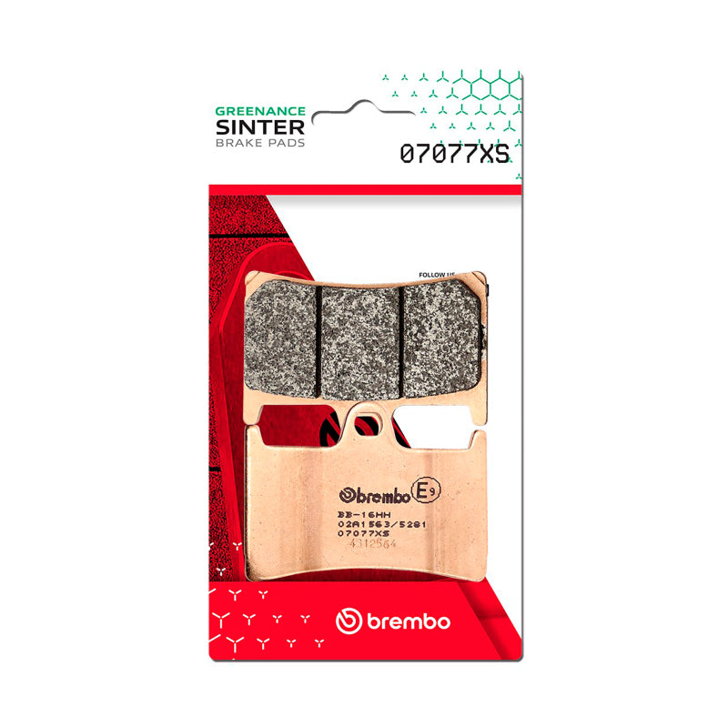 Brembo OE 08-11 Yamaha XP TMAX 500cc/17-19 Yamaha XP TMAX SX 530cc Sinter Brake Pad - Front 07077XS 07077XS User 1