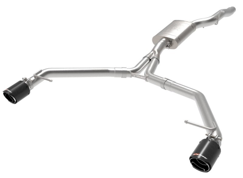 aFe MACH Force-Xp 13-16 Audi Allroad L4 SS Axle-Back Exhaust w/ Carbon Tips 49-36437-C 49-36437-C User 1
