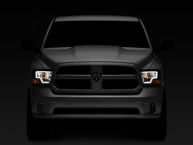Raxiom 09-18 Dodge RAM 1500 LED Bar Headlights- Black Housing (Clear Lens) R117803 R117803 Photo - Close Up