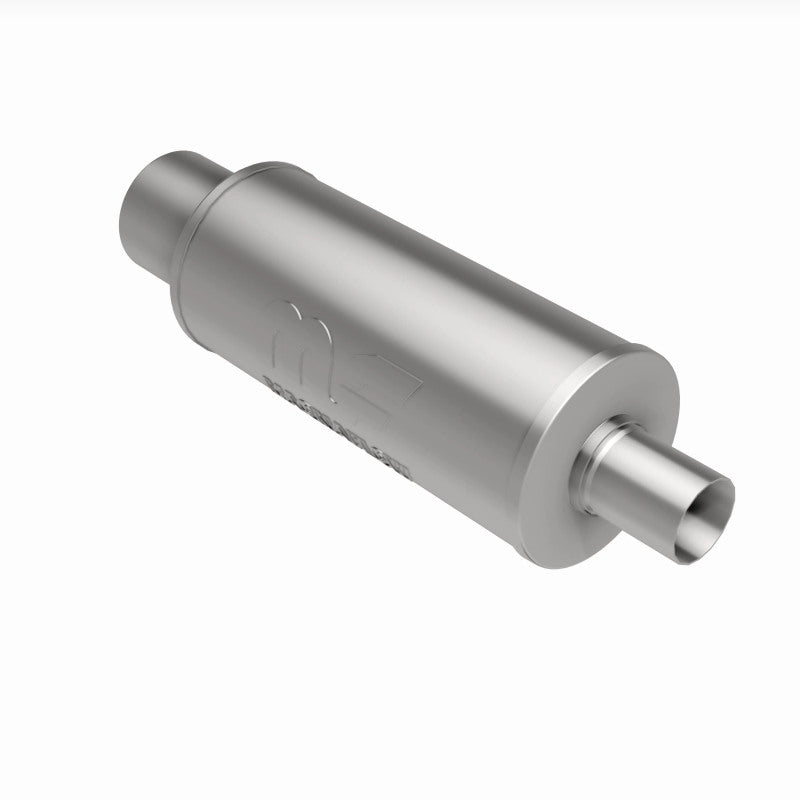 MagnaFlow 6" Round Center/Center Performance Muffler With Tip 14817 360 Degree Image Set