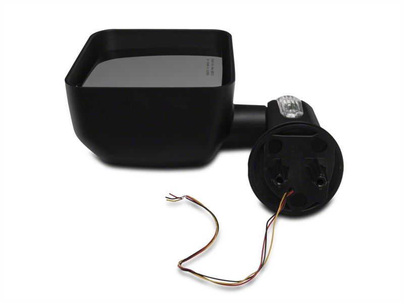 Raxiom 07-18 Jeep Wrangler JK Side Mirrors w/ LED Signal Indicators- Blk J106890 J106890 Photo - Close Up