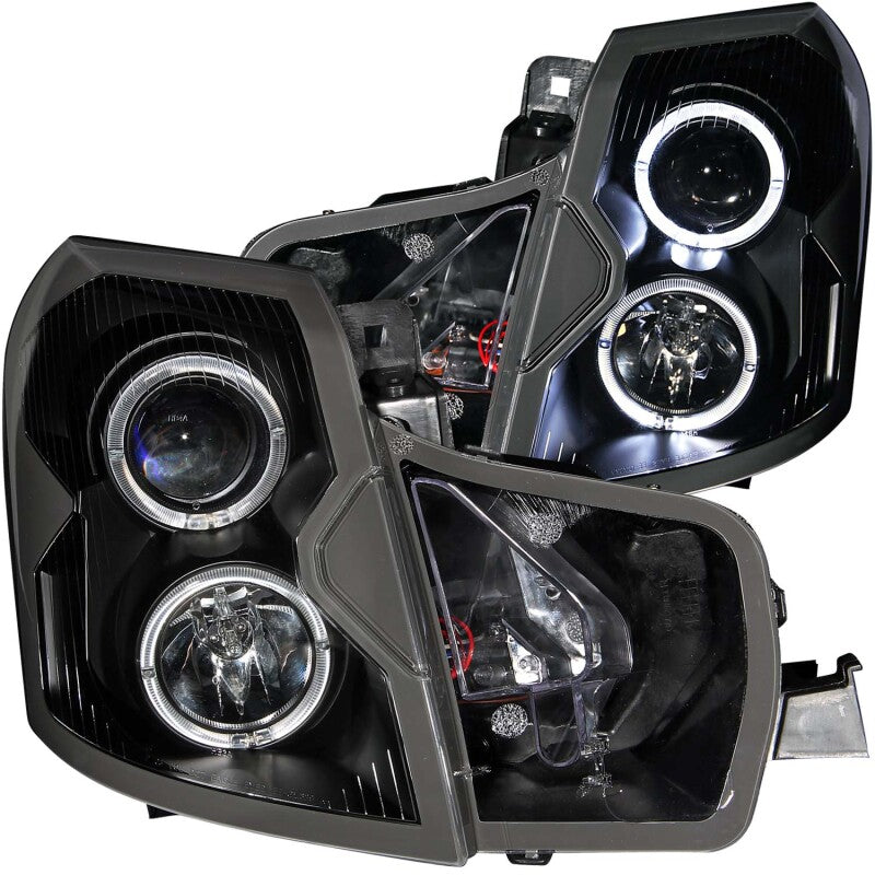 Anzo 2003-2007 Cadillac Cts Projector Headlights w/ Halo Black 121415 Photo - Primary