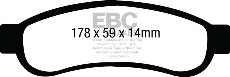 EBC Disc Brake Pad Set UD1334 Photo - Primary