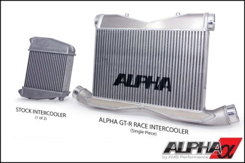 AMS Performance 09-11 Nissan GT-R Alpha Race Front Mount Intercooler w/Logo ALP.07.09.0008-1 ALP.07.09.0008-1 Photo - Primary