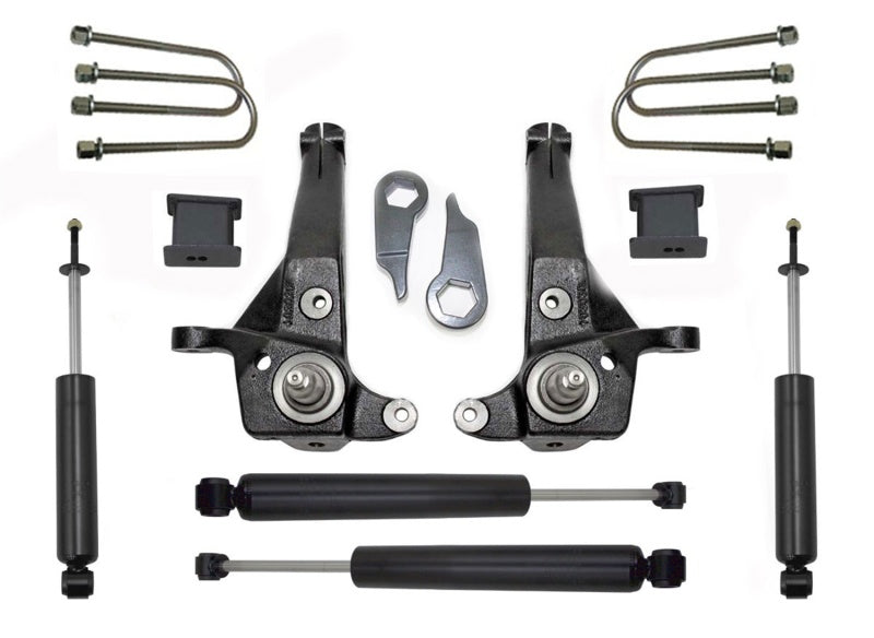 MaxTrac 01-09 Ford Ranger 2WD w/Torsion Bar Susp. (Non Stabilitrak) 5in/3in Spindle Lift Kit K883053C K883053C Photo - Primary