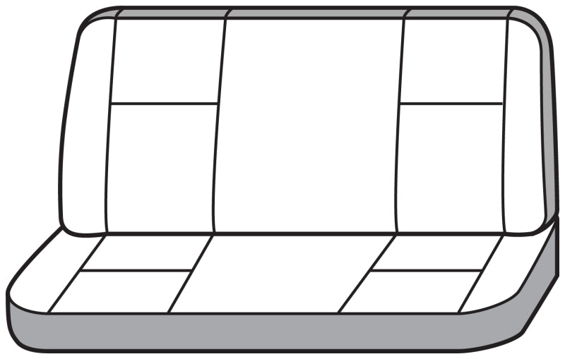 Covercraft 03-06 Jeep Wrangler Waterproof Polyester SeatSaver Custom Second Row Seat Covers - Grey SS6349WFGY SS6349WFGY Photo - out of package