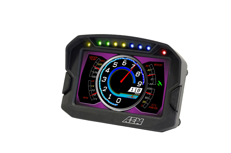 AEM CD-5G Carbon Digital Dash Display w/ Interal 10Hz GPS & Antenna 30-5602 30-5602 Photo - out of package