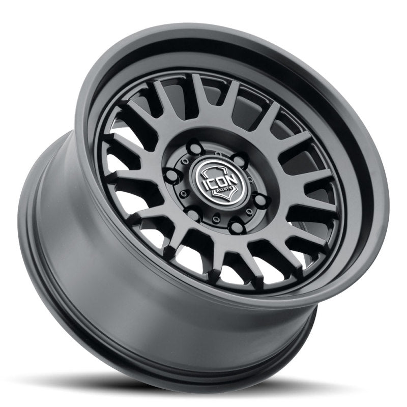 ICON Anza 17x8.5 6x120 0mm Offset 4.75in BS 67mm Hub Bore Satin Black Wheel 8217859447SB 8217859447SB Photo - Unmounted