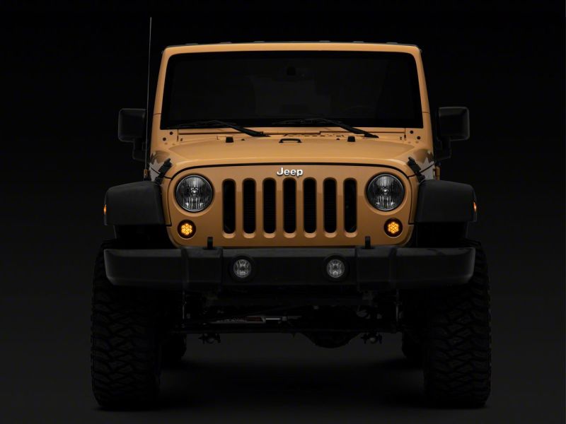 Raxiom 07-18 Jeep Wrangler JK Axial Series LED Turn Signals- Smoked J142671 J142671 Photo - Close Up