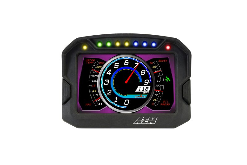 AEM CD-5LG Carbon Logging Digital Dash Display w/ Internal 10Hz GPS & Antenna 30-5603 30-5603 Photo - out of package