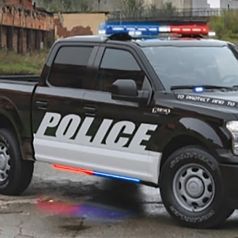 Putco 15-23 Ford F-150 Blade Rocker Kits Sideliners - Amber/White 932100960 932100960 Photo - Primary