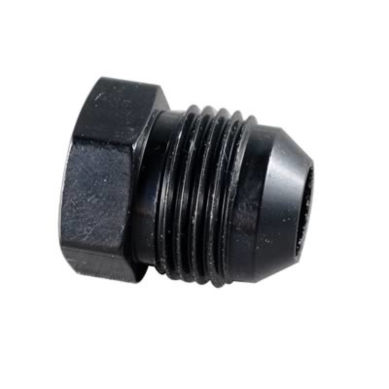 Fragola -6AN Aluminum Flare Plug - Black 480606-BL 480606-BL Photo - Primary