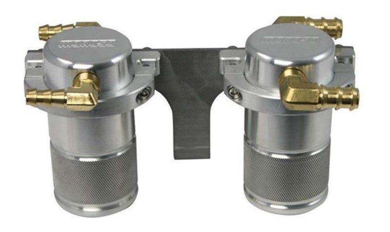 Moroso 08-14 Subaru STi (w/Front Mount Intercooler) Air/Oil Separator Catch Can - Billet Aluminum 85646 85646 User 1