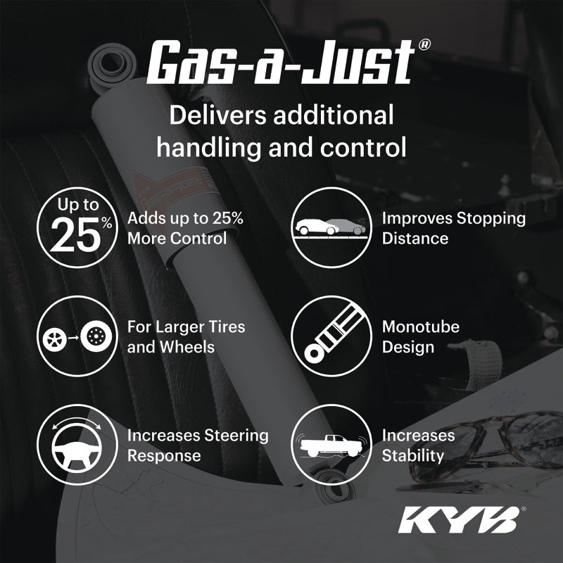 KYB KYB Shocks & Struts Gas-A-Just Suspension Shocks and Struts main image