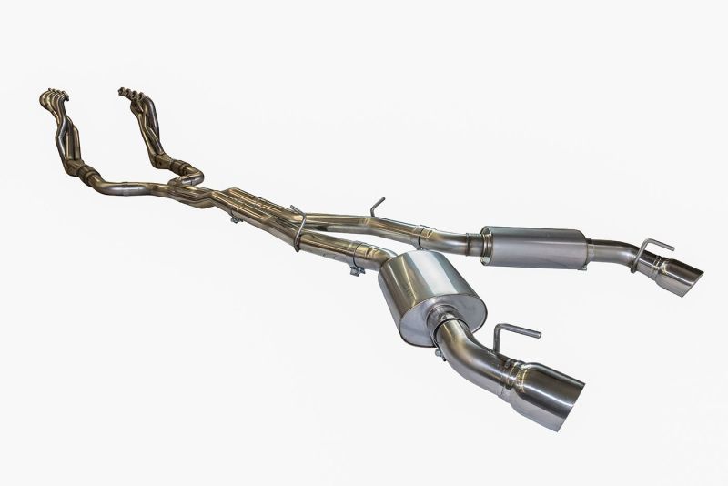 Kooks Headers Kooks 16-22 Chevrolet Camaro SS 1 7/8in Headers w/ GREEN Exhaust Kit Polished Dual Tips 2260F430 2260F430 Photo - Primary