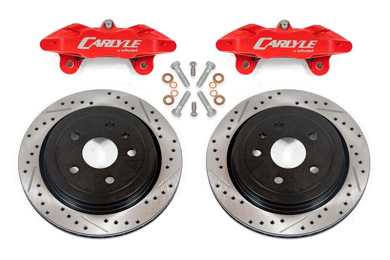 BMR Suspension BMR 14-17 Chevrolet SS Brake Kit For 15in Conversion Drilled & Slotted Rotors Red Calipers DBK353 DBK353 User 1