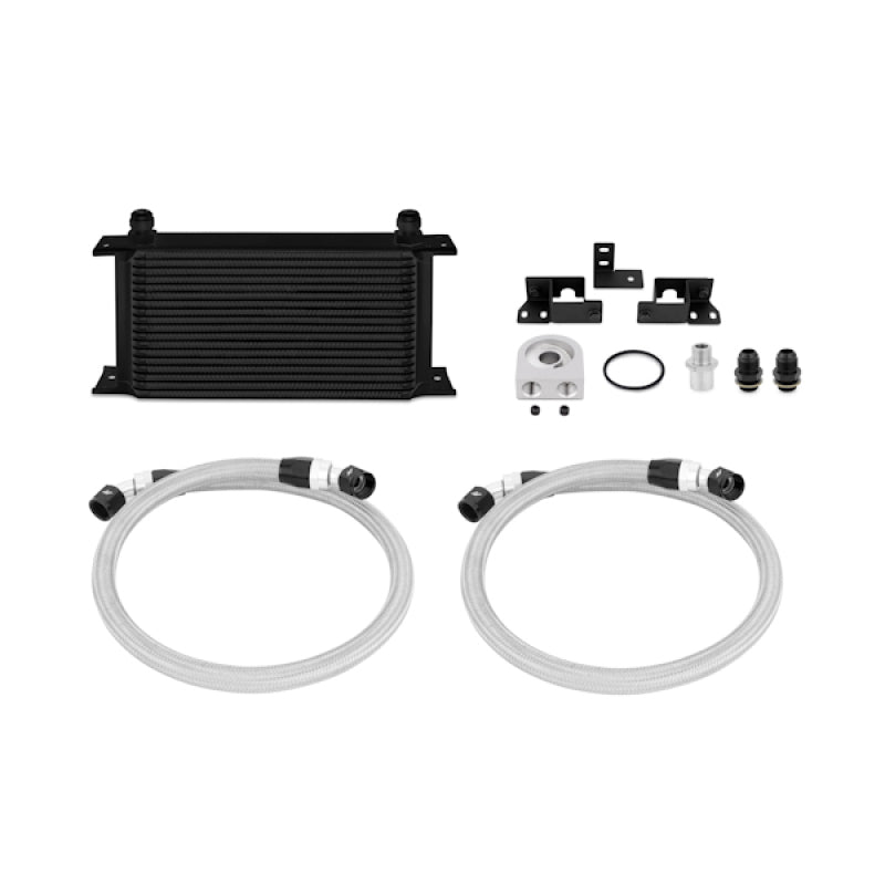 Mishimoto Oil Cooler Kit - Black - 2007-2011 Jeep Wrangler JK MMOC-WRA-07BK Photo - Primary