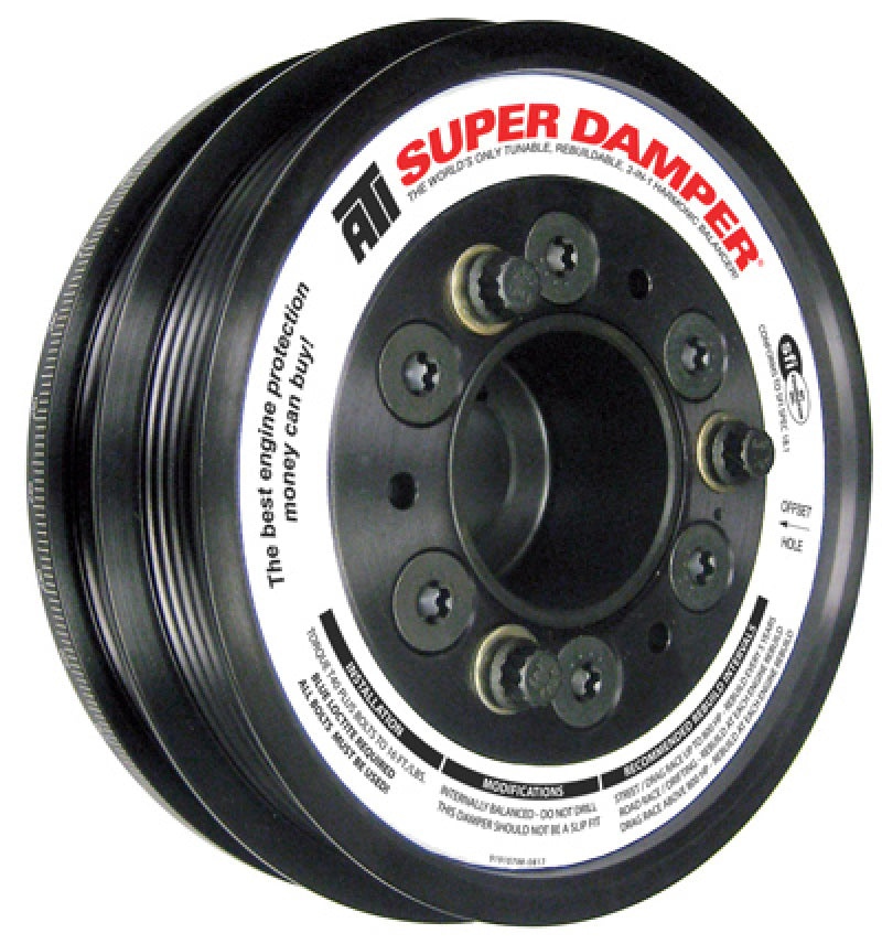 ATI Damper - 6.10in - Alum - 4 & 5 Grv - Acura Nsx 3.0L - 600 HP or Less - 1Pc ATI917757 ATI917757 Photo - Primary