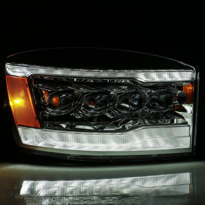 AlphaRex 06-08 Dodge Ram 1500HD NOVA LED Proj Headlights Plank Style Blk w/Seq Signal/DRL/Amber LED 880537 880537 User 3