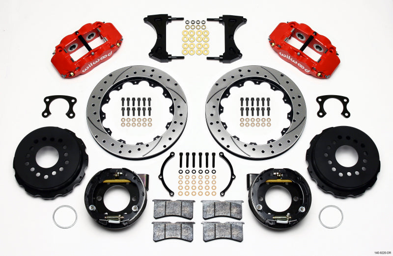 Wilwood Forged Narrow Superlite 4R Big Brake Rear Parking Brake Kit 140-9220-DR Photo - Primary