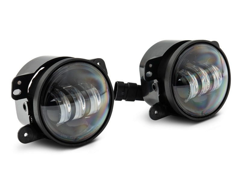 Raxiom 07-22 Jeep Wrangler JK/JL Axial Series Tri-Bar LED Fog Lights- White J130811 J130811 Photo - Primary