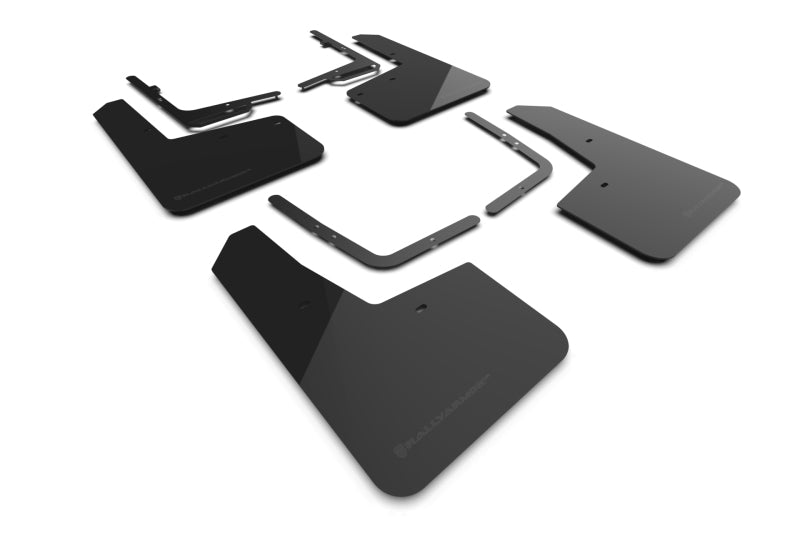 Rally Armor 21-23 Ford F-150 Raptor Black UR Mud Flap w/ Metallic Black Logo MF73-UR-BLK-MBK MF73-UR-BLK-MBK Photo - Primary