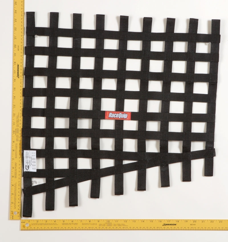 Racequip BTM Angle Rib Net; SFI Certified - Color: Black 729005 Photo - Primary