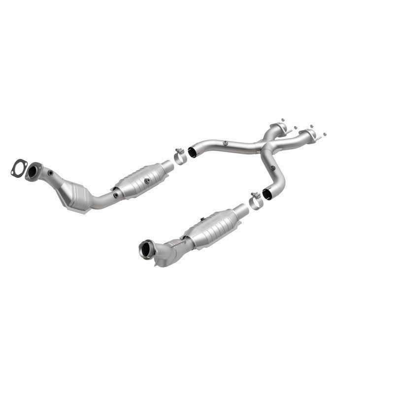 MagnaFlow Ford Mustang HM Grade Federal / EPA Compliant Direct-Fit Catalytic Converter 93671 360 Degree Image Set