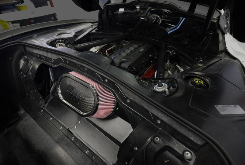 K&N Engineering K&N 20-21 Chevrolet Corvette Stingray 6.2L V8 F/I Aircharger Performance Intake System 63-3120 63-3120 Photo - Mounted