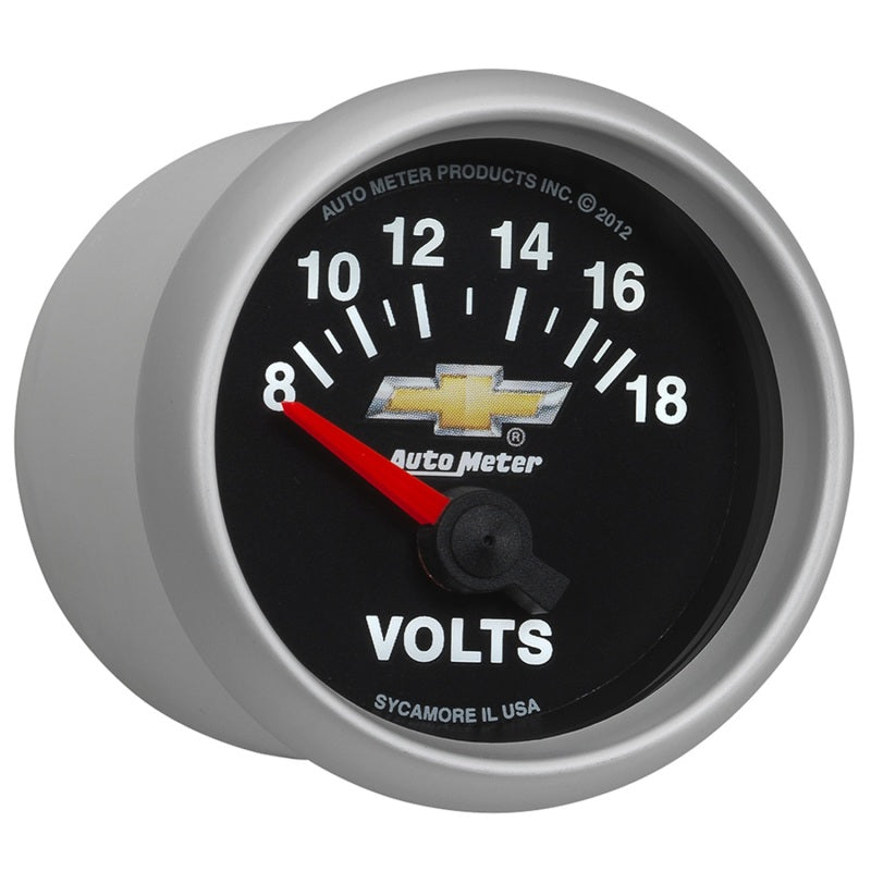 AutoMeter Gauge Voltmeter 2-1/16in. 18V Electric Chevy Gold Bowtie 880444 880444 User 5
