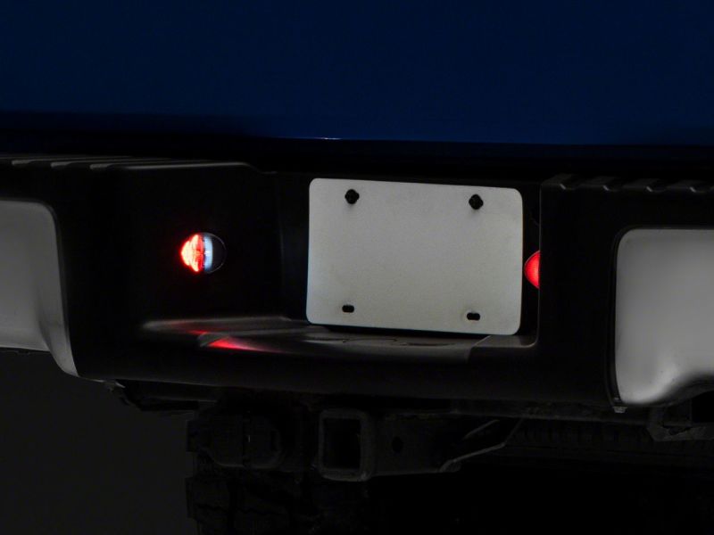 Raxiom 10-14 Ford F-150 Axial Series LED License Plate Lamps- Red and White T557361 T557361 Photo - Close Up