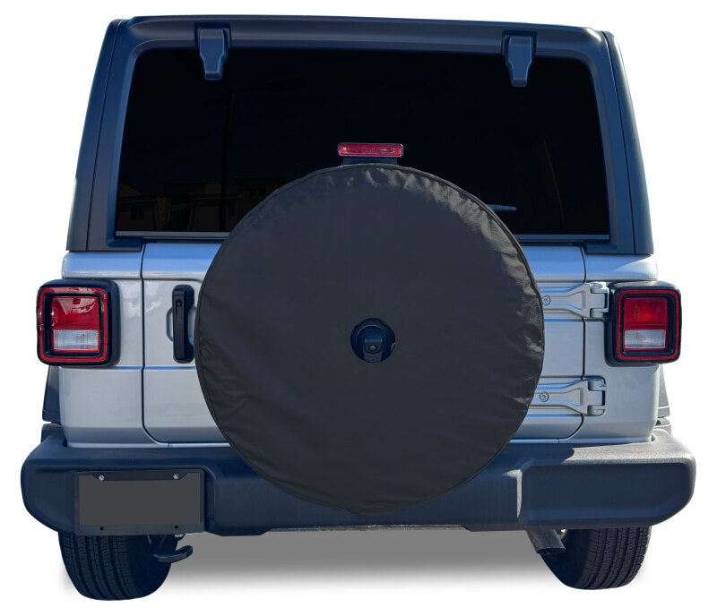 Covercraft Heavy Duty Spare Tire Cover w/ Back Up Camera Opening - 26.5in - 29in x 6in - 8.75in Tire ST1101BK ST1101BK Photo - Primary