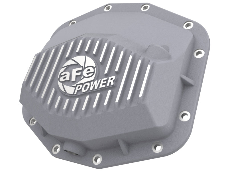 aFe 21-22 RAM 1500 TRX HEMI V8 6.2L(sc) Street Series Rear Differential Cover Raw w/ Machined Fins 46-71280A 46-71280A Photo - Primary
