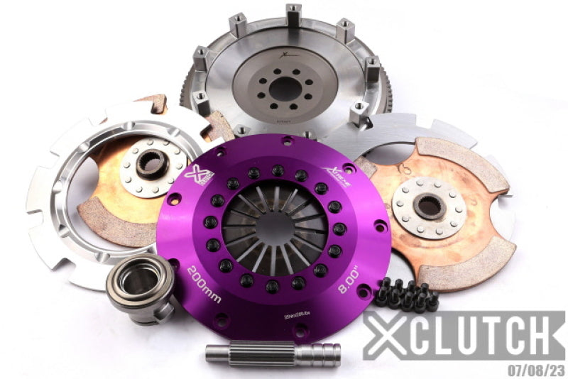 XCLUTCH 91-98 Nissan 180SX S13 2.0L 8in Twin Solid Ceramic Clutch Kit XKNI20521-2E XKNI20521-2E Photo - Primary