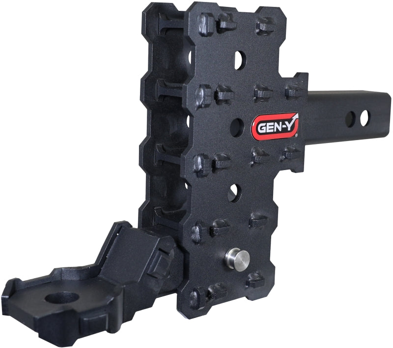GEN-Y Hitch Gen-Y Phantom-X 2in Hollow Shank 4.5in Offset Drop 700lb TW 7K Hitch w/GH-13051X Plat Ball Mount GH-13154X GH-13154X Photo - Primary