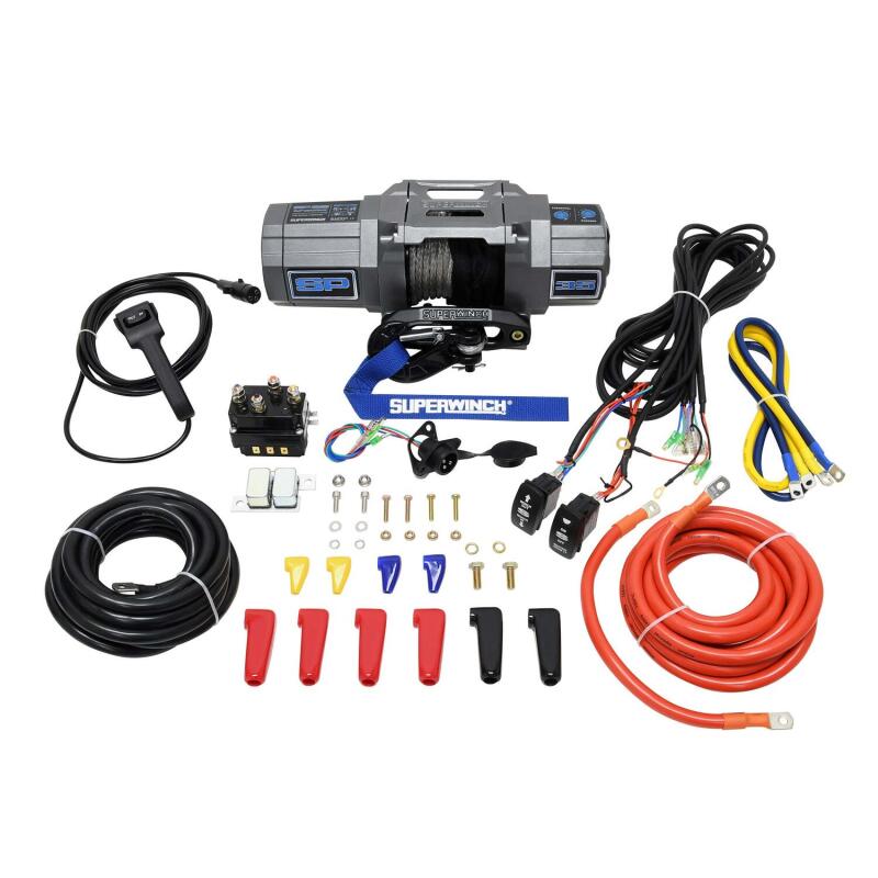 Superwinch 3500lb Winch 40ft Syn thetic Rope Hawse 1135250 1135250 Photo - Unmounted