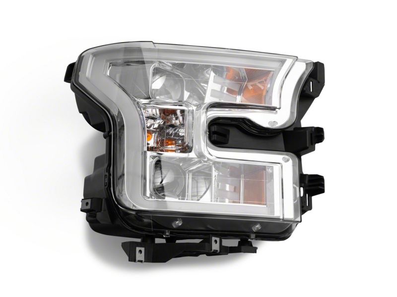 Raxiom 15-17 Ford F-150 Projector Headlights w/ LED Accent- Chrome Housing (Clear Lens) T542715 T542715 Photo - Close Up