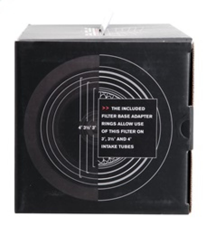 Spectre Adjustable Conical Air Filter 9-1/2in. Tall (Fits 3in. / 3-1/2in. / 4in. Tubes) - Blue 9736 9736 Photo - in package