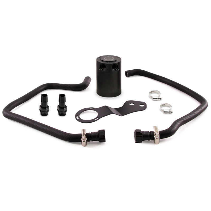 Mishimoto 2016+ Chevrolet Camaro SS Baffled Oil Catch Can Kit - Black MMBCC-CAM8-16PBE Photo - Primary